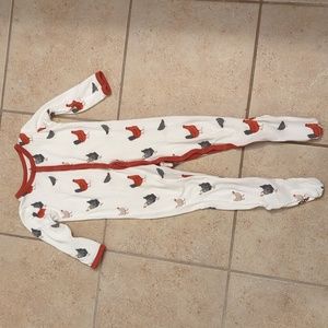 Kyte Baby Footed Snap Sleeper Chickens